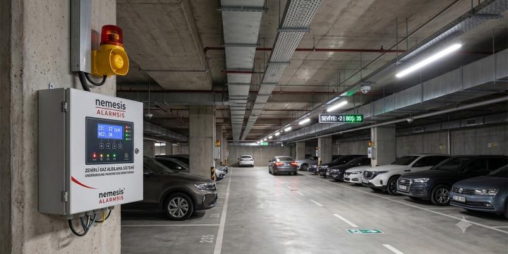 Kapalı Otoparklarda Zehirli Gaz Algılama Sistemleri: Güvenlik, Standartlar ve Akıllı Entegrasyon Teknolojileri